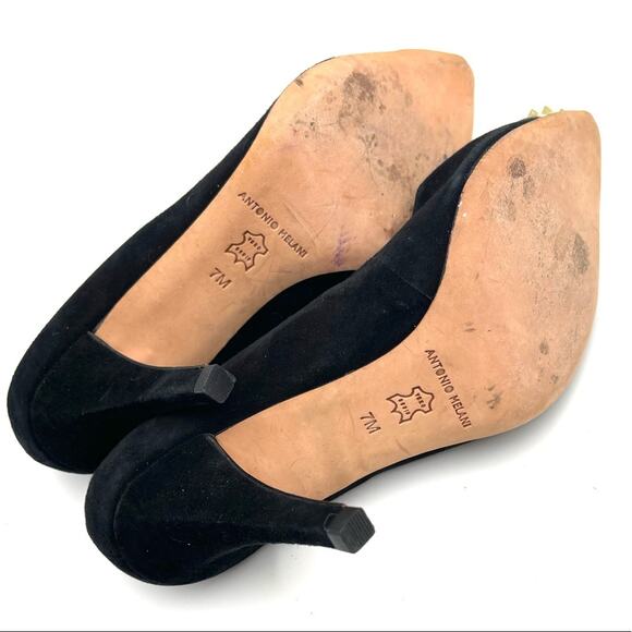 ANTONIO MILANI CANDACE stiletto shoes black sz 7 - Picture 11 of 12